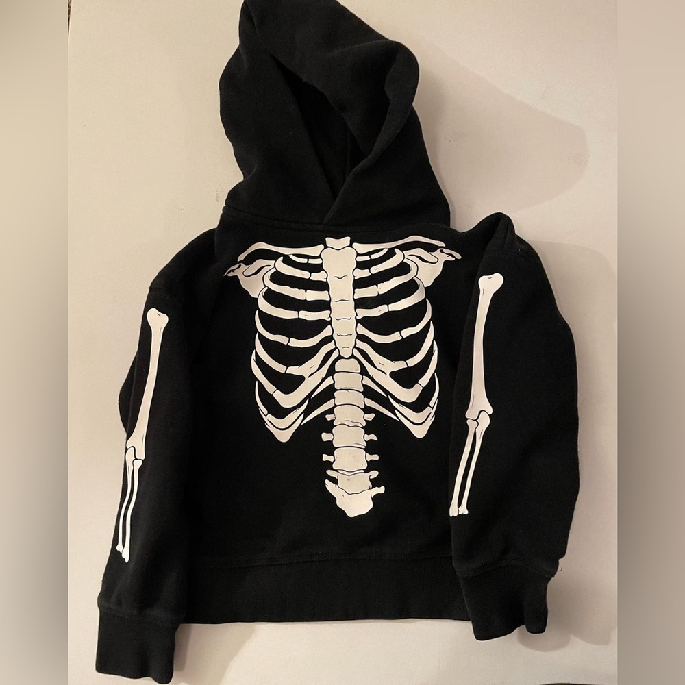 Gap Glow in the dark skeleton bones hoodie sweatshirt